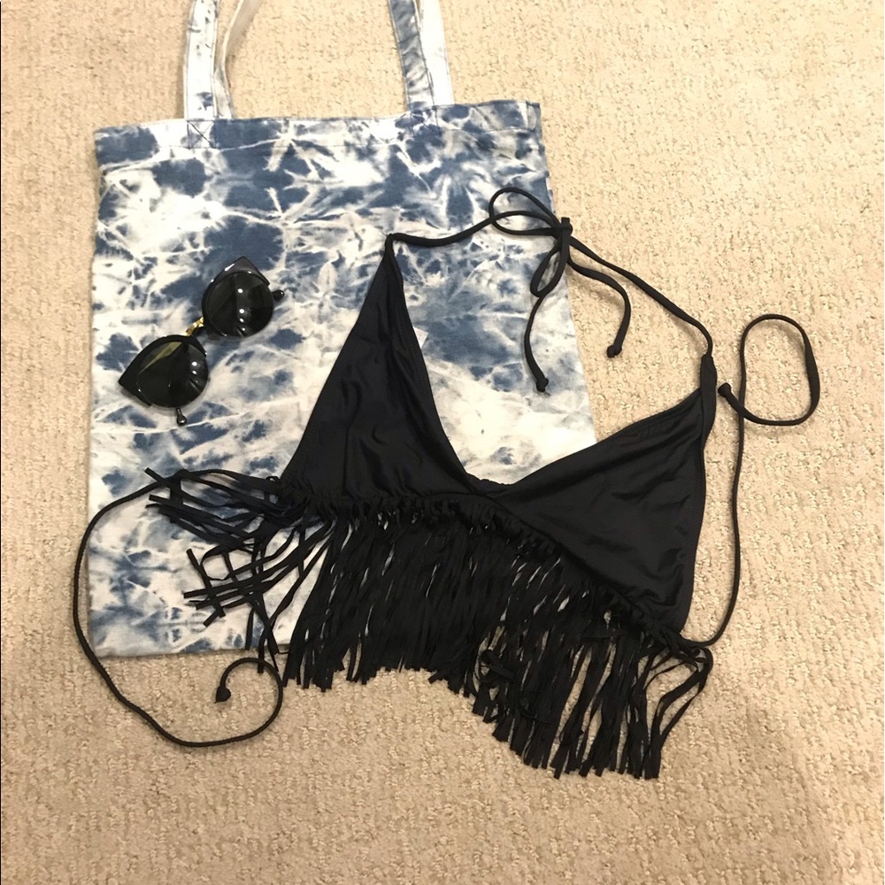 LSPACE nwot fringe bikini